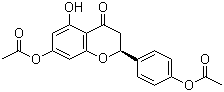 Naringenin 4',7-diacetate molecular structure (CAS 18196-13-9)