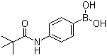 结构式 CAS# 182344-22-5, 4-特戊酰氨基苯硼酸
