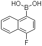 结构式 CAS# 182344-25-8, 4-氟萘-1-硼酸