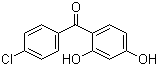(4-Chlorophenyl)(2,4-dihydroxyphenyl)methanone molecular structure (CAS 18239-10-6)