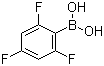 结构式 CAS# 182482-25-3, 2,4,6-三氟苯硼酸