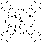 结构式 CAS# 18253-54-8, 二氯化酞菁锡