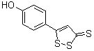 structure of CAS# 18274-81-2, 5-(4-Hydroxyphenyl)-3H-1,2-dithiole-3-thione;ACS 1; ADT-OH