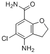 structure of CAS# 182808-16-8, Prucalopride Impurity B;4-Amino-5-chloro-2,3-dihydro-7-benzofurancarboxamide