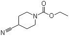结构式 CAS# 182808-28-2, 4-氰基哌啶-1-甲酸乙酯