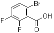structure of CAS# 183065-72-7, 6-Bromo-2,3-difluorobenzoic acid