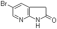 structure of CAS# 183208-34-6, 5-Bromo-1H-pyrrolo[2,3-b]pyridin-2(3H)-one
