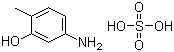 结构式 CAS# 183293-62-1, 5-氨基-2-甲基苯酚硫酸盐; 5-氨基邻甲酚硫酸盐