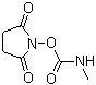 结构式 CAS# 18342-66-0, N-琥珀酰亚胺基-N-甲基氨基甲酸酯