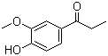 4'-Hydroxy-3'-methoxypropiophenone molecular structure (CAS 1835-14-9)