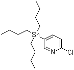 结构式 CAS# 183545-05-3, 2-氯-5-(三丁基锡烷基)吡啶