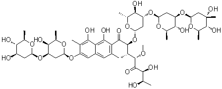 Plicamycin molecular structure (CAS 18378-89-7)