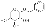苄基 alpha-D-吡喃木糖苷分子结构 (CAS 18403-12-8)