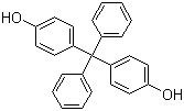 结构式 CAS# 1844-01-5, 4,4'-二苯亚甲基双酚; 4,4'-二羟基四苯基甲烷; 双酚 BP
