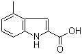 structure of CAS# 18474-57-2, 4-Methyl-1H-indole-2-carboxylic acid