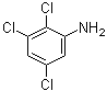 结构式 CAS# 18487-39-3, 2,3,5-三氯苯胺