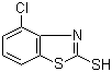 structure of CAS# 1849-65-6, 4-Chloro-2-mercaptobenzothiazole;4-Chloro-2-benzothiazolethiol; 4-Chloro-2(3H)-benzothiazolethione