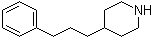 structure of CAS# 18495-82-4, 4-(3-Phenylpropyl)piperidine;4-(3-Phenylpropan-1-yl)piperidine; 4-(gamma-Phenylpropyl)piperidine