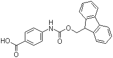 Fmoc-4-aminobenzoic acid molecular structure (CAS 185116-43-2)