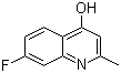 structure of CAS# 18529-03-8, 7-Fluoro-2-methylquinolin-4-ol;7-Fluoro-4-hydroxy-2-methylquinoline