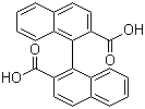 (S)-1,1'-Binaphthyl-2,2'-dicarboxylic acid molecular structure (CAS 18531-96-9)