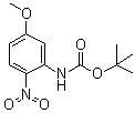 structure of CAS# 185428-55-1, N-(tert-Butoxycarbonyl)-5-methoxy-2-nitroaniline;(5-Methoxy-2-nitrophenyl)carbamic acid tert-butyl este