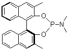 (11bS)-N,N,2,6-Tetramethyl-dinaphtho[2,1-d:1',2'-f][1,3,2]dioxaphosphepin-4-amine molecular structure (CAS 185449-86-9)