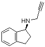 structure of CAS# 185517-74-2, (S)-Rasagiline;(1S)-2,3-Dihydro-N-2-propynyl-1H-inden-1-amine; S-PAI; TV 1022; TVP 1022