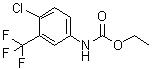 结构式 CAS# 18585-06-3, N-[4-氯-3-(三氟甲基)苯基]氨基甲酸乙酯