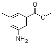 3-Amino-5-methylbenzoic acid methyl ester molecular structure (CAS 18595-15-8)