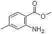 Methyl 2-amino-4-methylbenzoate molecular structure (CAS 18595-17-0)