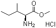 Methyl L-isoleucinate hydrochloride molecular structure (CAS 18598-74-8)