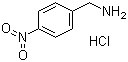 structure of CAS# 18600-42-5, 4-Nitrobenzylamine hydrochloride