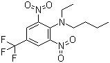 结构式 CAS# 1861-40-1, 氟草胺; 乙丁氟灵; N-丁基-N-乙基-2,6-二硝基-4-(三氟甲基)苯胺