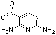 结构式 CAS# 18620-73-0, 2,4-二氨基-5-硝基嘧啶