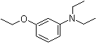 3-乙氧基-N,N-二乙基苯胺分子结构 (CAS 1864-92-2)