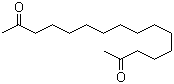 structure of CAS# 18650-13-0, 2,15-Hexadecanedione