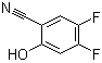 structure of CAS# 186590-36-3, 4,5-Difluoro-2-hydroxybenzonitrile;6-Cyano-3,4-difluorophenol