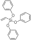 structure of CAS# 18666-65-4, Triphenoxyvinylsilane;Vinyltriphenoxysilane
