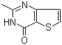 structure of CAS# 18678-13-2, 2-Methyl-thieno[3,2-d]pyrimidin-4(3H)-one;2-Methyl-thieno[3,2-d]pyrimidin-4(1H)-one; 2-Methyl-3H-thieno[3,2-d]pyrimidin-4-one; 2-Methylthieno[3,2-d]pyrimidin-4(3H)-one; 2-Methylthieno[3,2-d]pyrimidin-4-ol