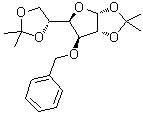 3-O-Benzyl-1,2:5,6-di-O-isopropylidene-alpha-D-glucofuranose molecular structure (CAS 18685-18-2)
