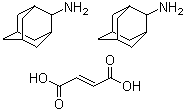 2-Adamantanamine fumarate molecular structure (CAS 18720-83-7)