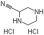 结构式 CAS# 187589-35-1, 2-哌嗪甲腈盐酸盐