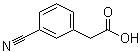 3-Cyanobenzeneacetic acid molecular structure (CAS 1878-71-3)
