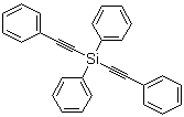 结构式 CAS# 18784-61-7, 二苯基双(苯基乙炔基)硅烷