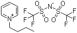structure of CAS# 187863-42-9, 1-Butylpyridinium bis(trifluoromethanesulfonyl)imide;1-Butylpyridinium salt with 1,1,1-trifluoro-N-[(trifluoromethyl)sulfonyl]methanesulfonamide; N-Butylpyridinium bis(trifluoromethanesulfonyl)imide