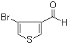 结构式 CAS# 18791-78-1, 3-溴噻吩-4-甲醛