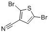 2,5-Dibromothiophene-3-carbonitrile molecular structure (CAS 18792-01-3)