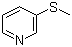 结构式 CAS# 18794-33-7, 3-(甲硫基)吡啶