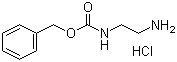 structure of CAS# 18807-71-1, N-Benzyloxycarbonyl-1,2-diaminoethane hydrochloride